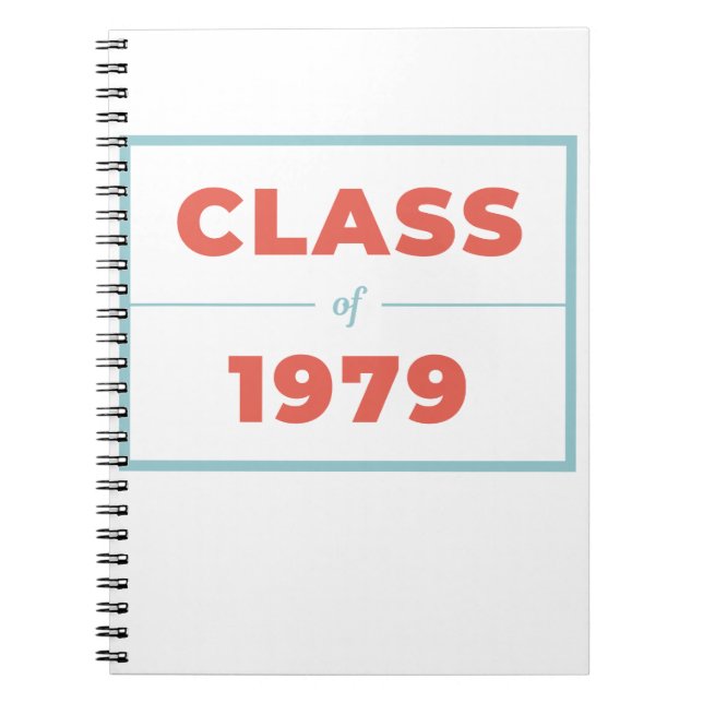 Caderno Espiral Classe de 1979 (Frente)