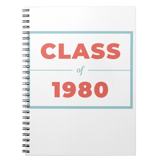 Caderno Espiral Classe de 1980 (Frente)