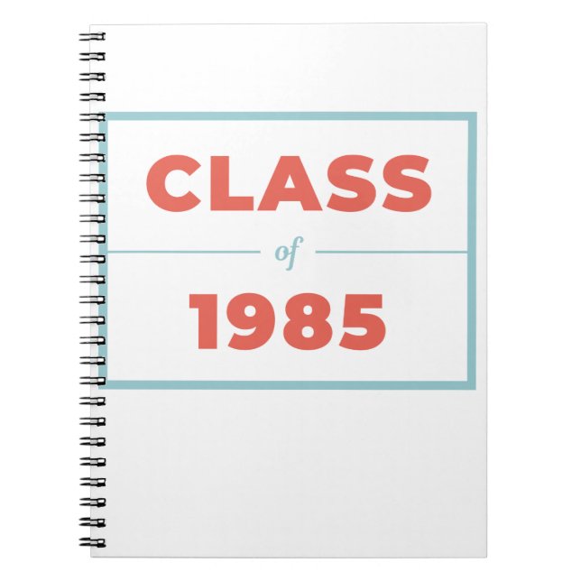 Caderno Espiral Classe de 1985 (Frente)