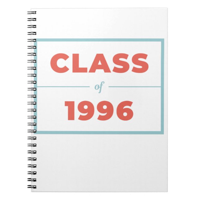Caderno Espiral Classe de 1996 (Frente)