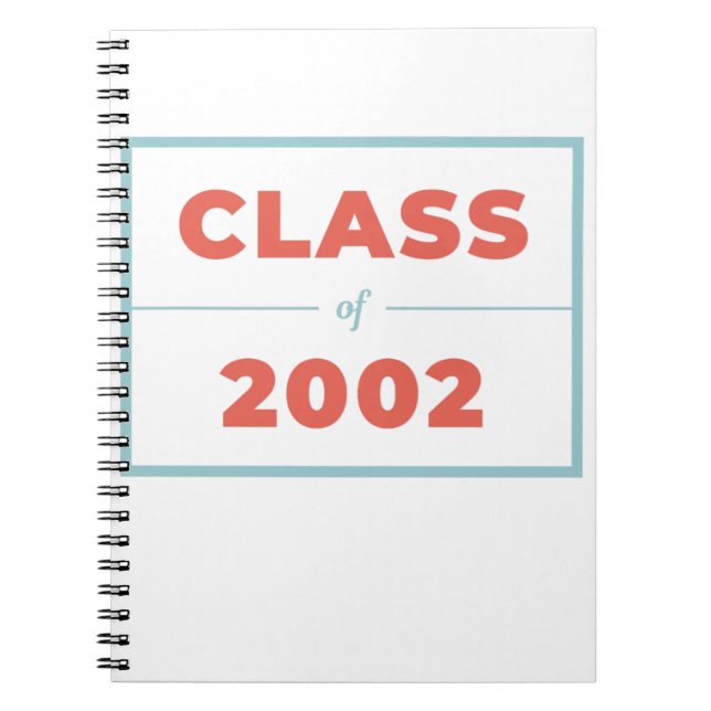 Caderno Espiral Classe de 2002 (Frente)