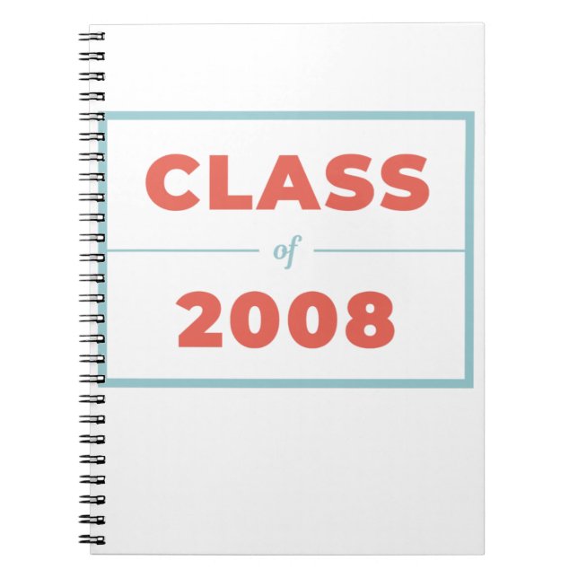 Caderno Espiral Classe de 2008 (Frente)