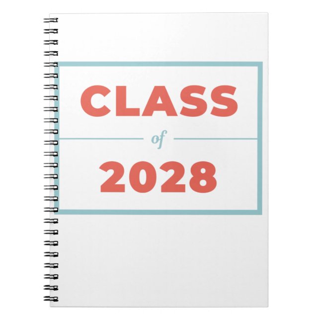 Caderno Espiral Classe de 2028 (Frente)