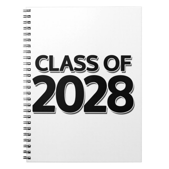 Caderno Espiral Classe de 2028 (Frente)