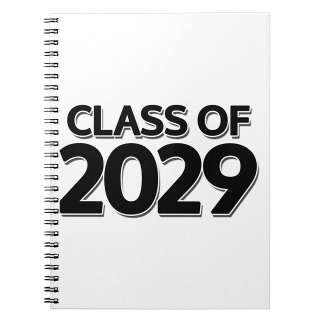 Caderno Espiral Classe de 2029 (Frente)