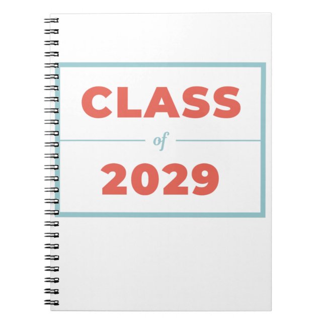 Caderno Espiral Classe de 2029 (Frente)