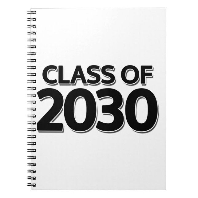 Caderno Espiral Classe de 2030 (Frente)