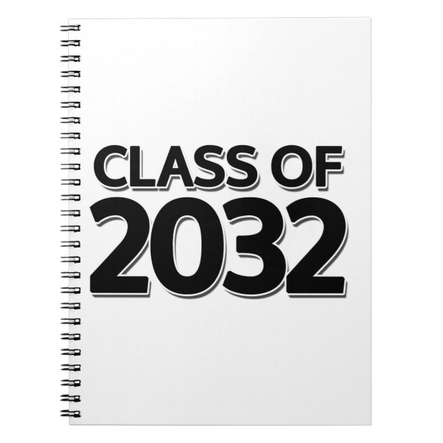 Caderno Espiral Classe de 2032 (Frente)