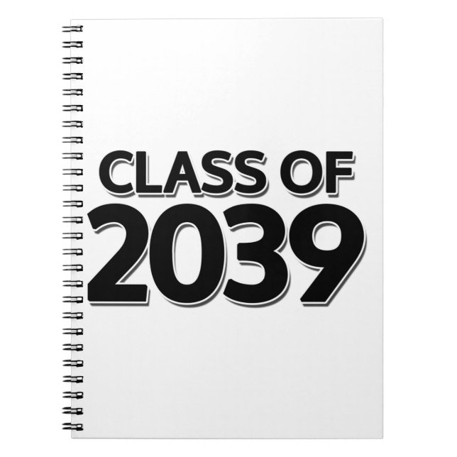Caderno Espiral Classe de 2039 (Frente)