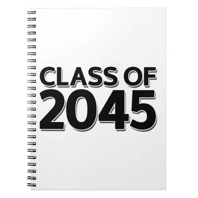 Caderno Espiral Classe de 2045 (Frente)