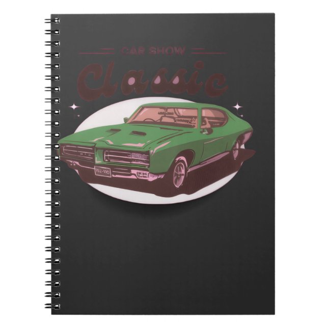 Caderno Espiral Classic Car Show  (Frente)