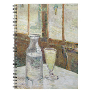 Caderno Espiral Clássico Café Absinto Arte Van Gogh Paris