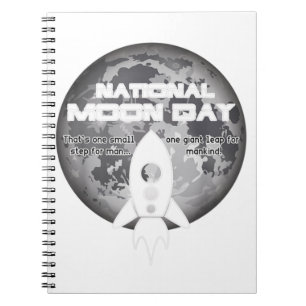 Caderno Espiral Clássico da Lua Nacional