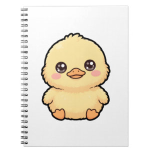 Caderno Espiral Clássico de Patinho Fofinho