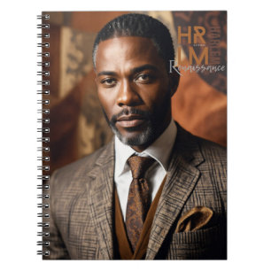 Caderno Espiral Clássico Sofisticado Renascimento de Harlem