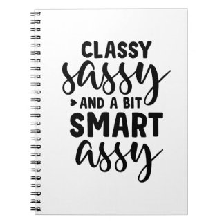 Caderno Espiral Classy Sassy and a Bit Smart Assy