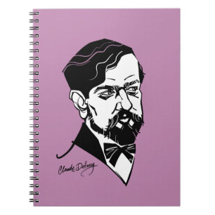 Caderno Espiral Claude Debussy