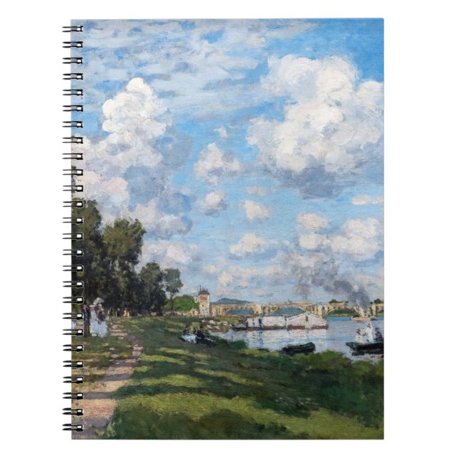 Caderno Espiral Claude Monet - A Bacia do Argenteuil (Frente)
