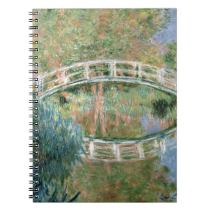 Caderno Espiral Claude Monet a ponte japonesa, Giverny