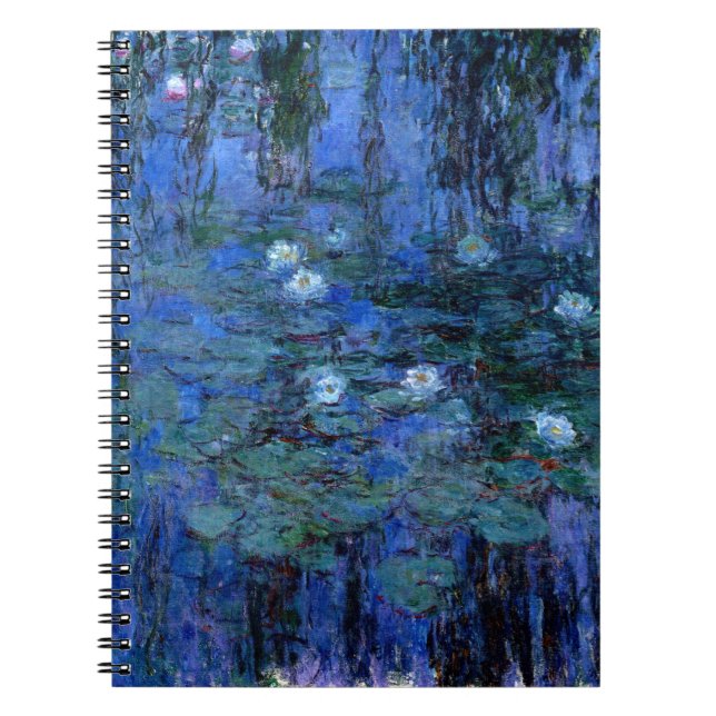 Caderno Espiral Claude Monet Blue Water Lily (Frente)