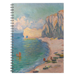 Caderno Espiral Claude Monet - Etretat: Praia e Falaise d'Amont