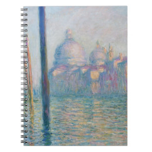 Caderno Espiral Claude Monet Grande Canal Veneza Itália Viagem