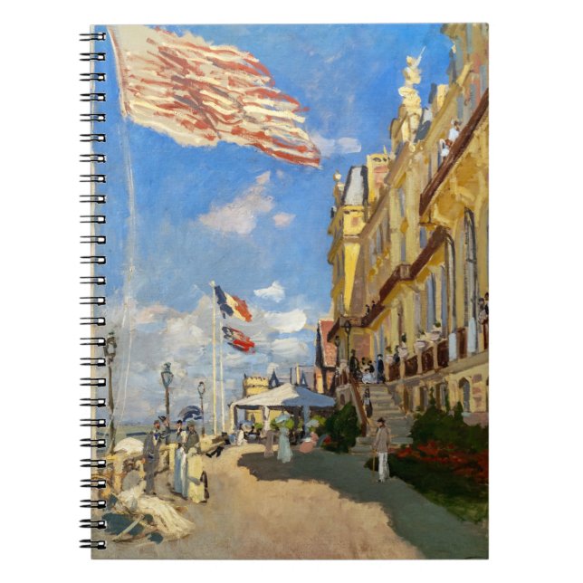 Caderno Espiral Claude Monet - Hotel des Roches Noires, Trouville (Frente)