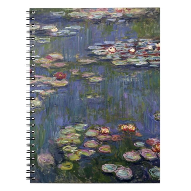 Caderno Espiral Claude Monet Impressionista Impressionista Impress (Frente)