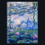 Caderno Espiral Claude Monet - Lírios Água, 1919<br><div class="desc">O famoso quadro de Claude Monet dos Lírios Água,  1919.</div>