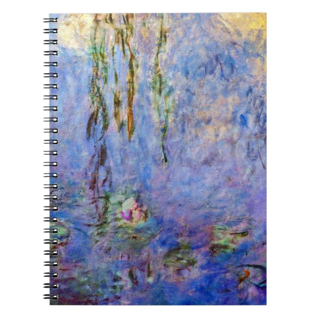 Caderno Espiral Claude Monet - Lírios Hídricos (Frente)
