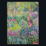 Caderno Espiral Claude Monet - O Jardim Íris de Giverny<br><div class="desc">Jardim Íris em Giverny / Jardim do Artista em Giverny - Claude Monet,  1899-1900</div>