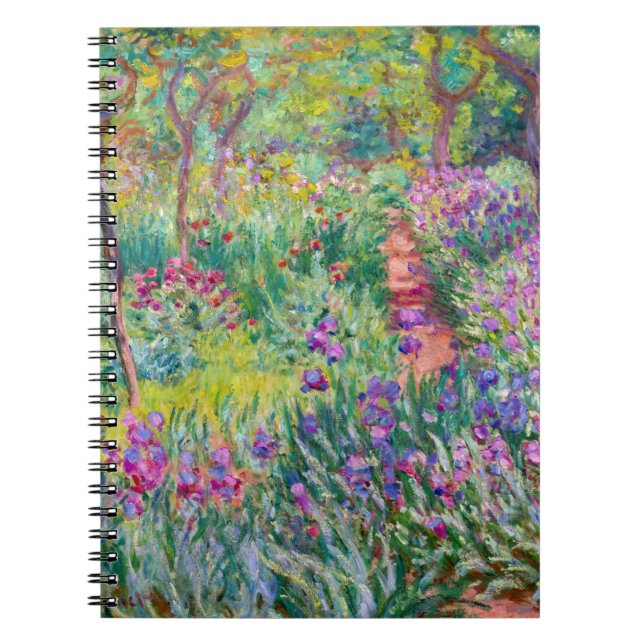 Caderno Espiral Claude Monet - O Jardim Íris de Giverny (Frente)