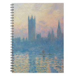 Caderno Espiral Claude Monet Parlamento Europeu Sunset