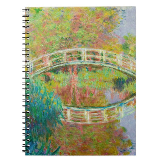 Caderno Espiral Claude Monet - Ponte Japonesa, Giverny (Frente)