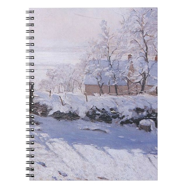 Caderno Espiral Claude Monet-The Magpie (Frente)
