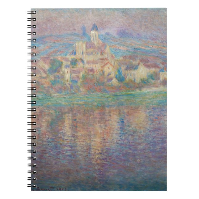 Caderno Espiral Claude Monet - Vetheuil, Sunset (Frente)