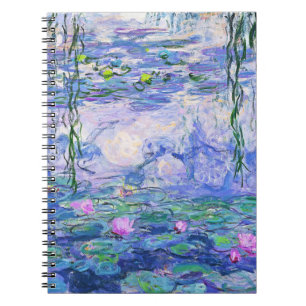 Caderno Espiral Claude Monet Water Libera A Arte Impressionante Fr