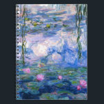 Caderno Espiral Claude Monet Water Lillies 1919<br><div class="desc">Título: Aglomerado de Água: Claude Monet Ano: 1919</div>