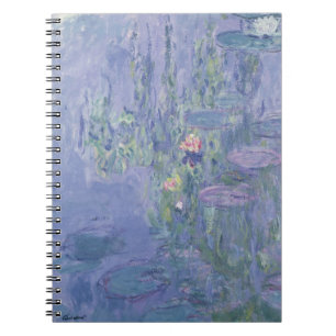 Caderno Espiral Claude Monet Waterlilies