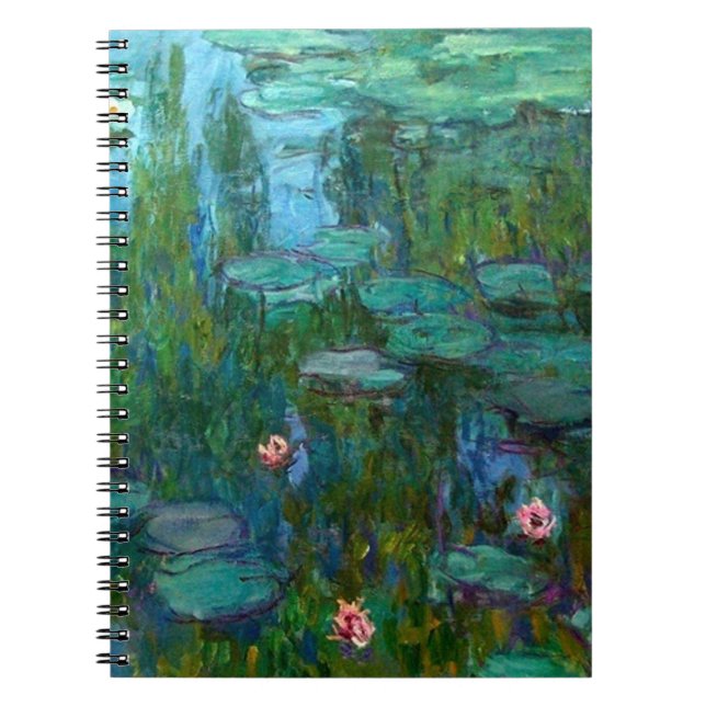 Caderno Espiral Claude Monet's Ninfhéas (Frente)
