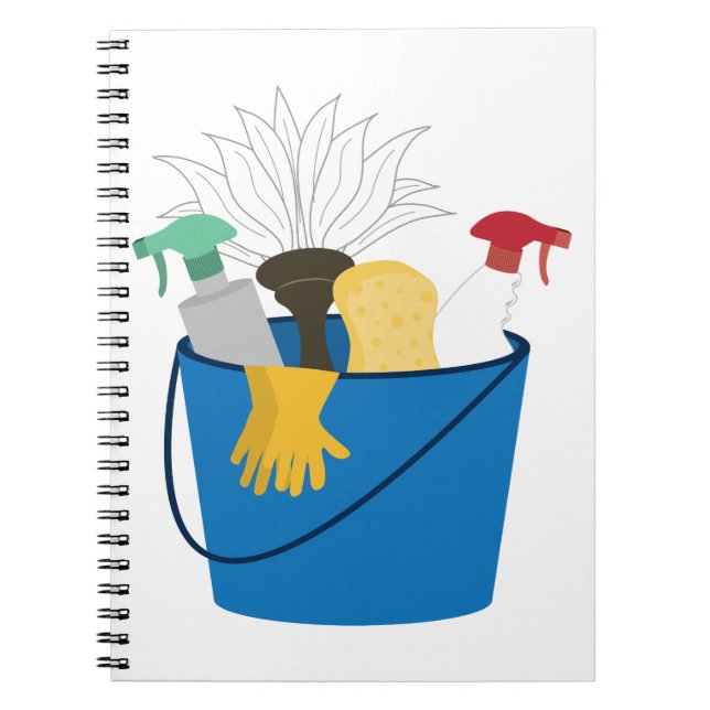 Caderno Espiral Cleaning Supply Bucket (Frente)