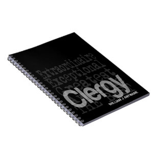 Caderno Espiral Clergy Extraordinaire CUSTOM