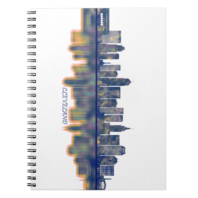 Caderno Espiral Cleveland Skyline (Frente)