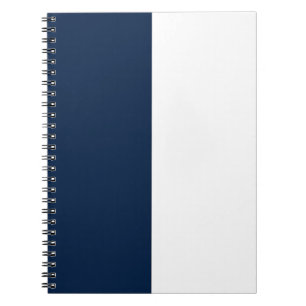 Caderno Espiral CLIENTE Azul e Branco