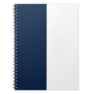 Caderno Espiral CLIENTE Azul e Branco