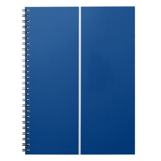 Caderno Espiral CLIENTE Azul e Branco (Frente)