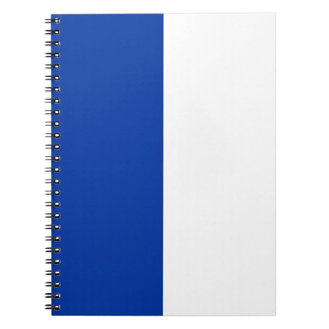 Caderno Espiral CLIENTE Azul e Branco (Frente)