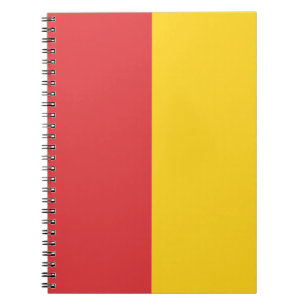 Caderno Espiral CLIENTE Vermelho e Dourado