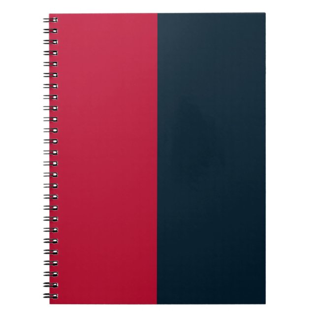 Caderno Espiral CLIENTE Vermelho e Marinho (Frente)