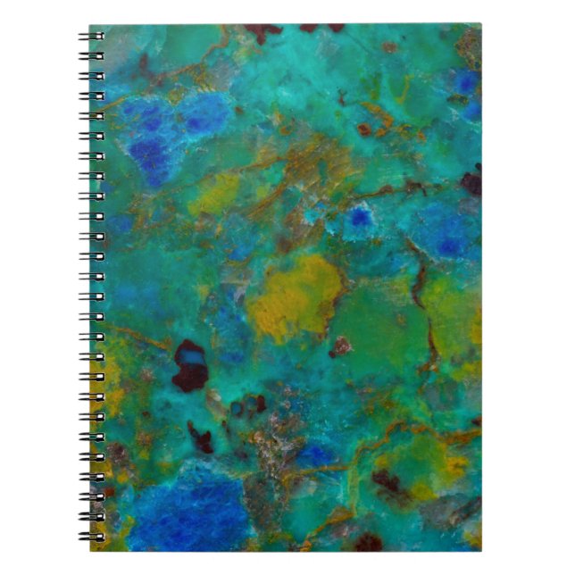 Caderno Espiral Cliff Azul Chrysocolla (Frente)